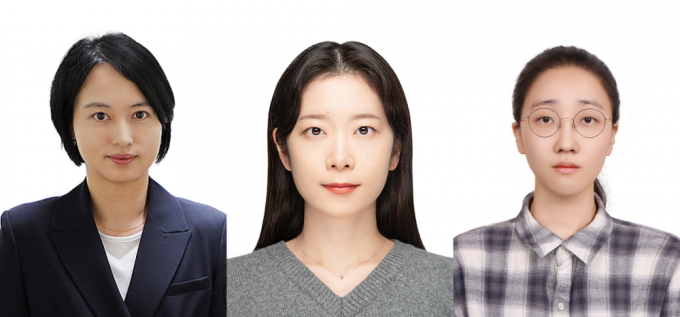 Professor Um, Ji Won (from left), Dr. Jeong, Hyeji (Postdoctoral Researcher), and Hyun, Gaeun (Master's student). Provided by DGIST.