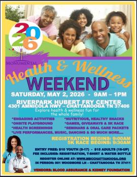 Monumental Baptist Church Announces Health And Wellness Event May 2