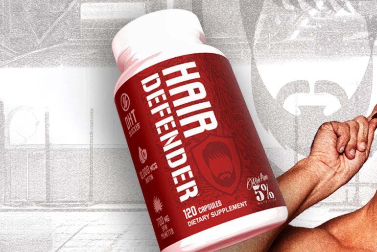 5% Nutrition Hair Defender supports hair health with key nutrients