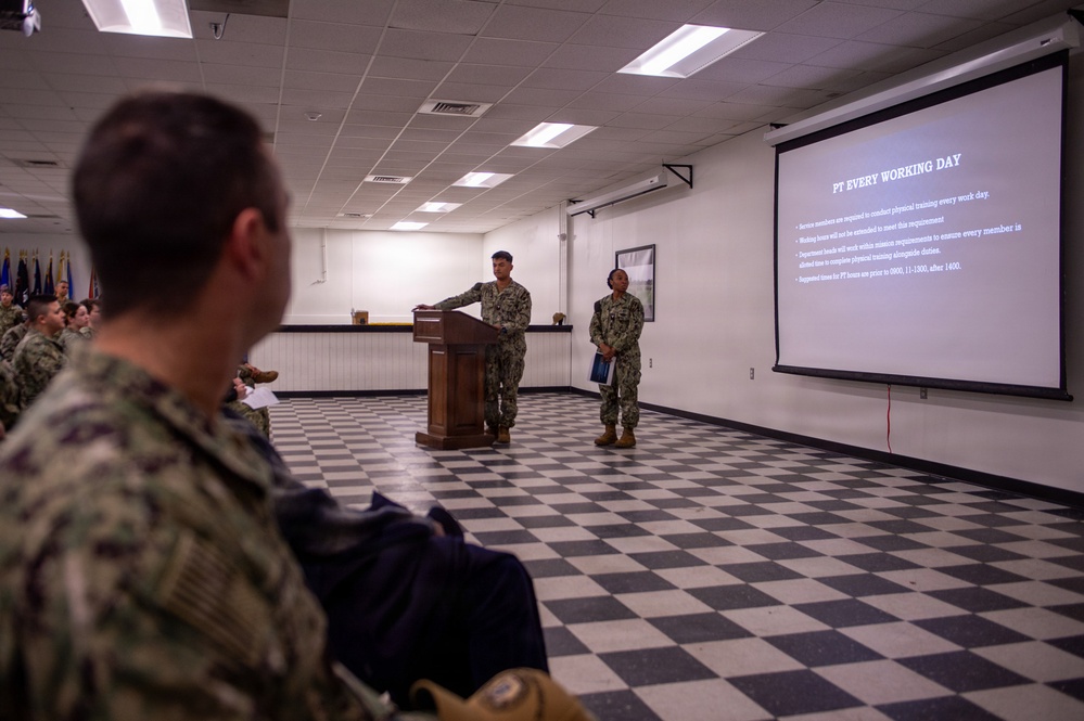 CWG-6 Implements Physical Fitness Standards CWG-6 Implements Physical Fitness Standards