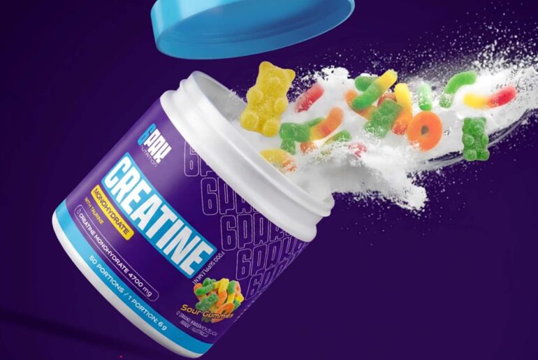 6 Pak Nutrition's releases Sour Gummies Creatine Monohydrate