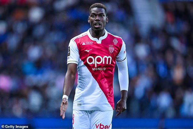 Paul Pogba made his return for Monaco against Paris FC after four months out with injury