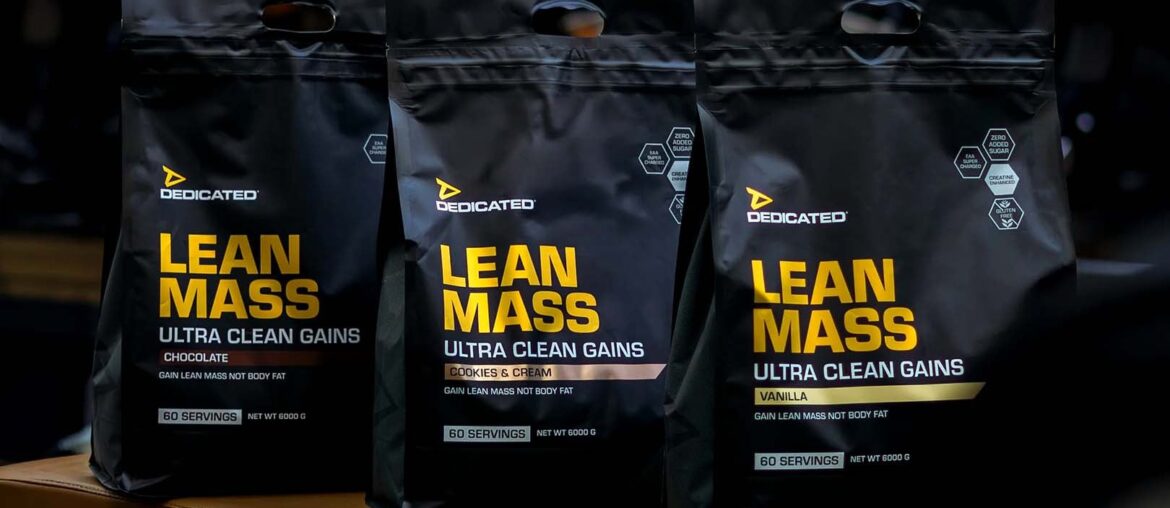 Dedicated Nutrition Lean Mass balanced muscle-building gainer