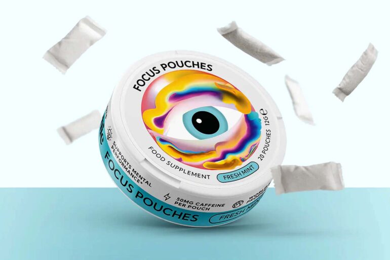 Neutonic Focus Pouches packed with caffeine and Cognizin