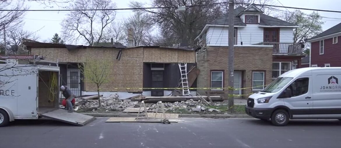 Grand Rapids beauty salon building suffers partial collapse over the weekend
