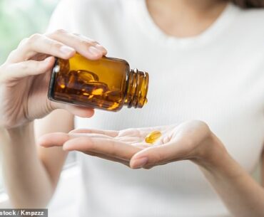 A daily vitamin D supplement could help reduce the symptoms of irritable bowel disease (IBD), a study has found (file image)