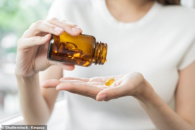 A daily vitamin D supplement could help reduce the symptoms of irritable bowel disease (IBD), a study has found (file image)
