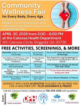 Catoosa Family Collaborative Hosts Community Wellness Fair April 30