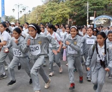 Loreto Convent hosts marathon to boost physical, mental fitness