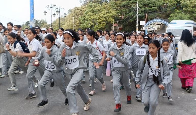 Loreto Convent hosts marathon to boost physical, mental fitness