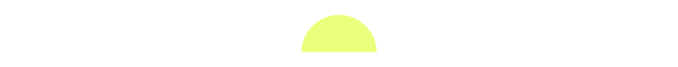 bright green semicircular shape