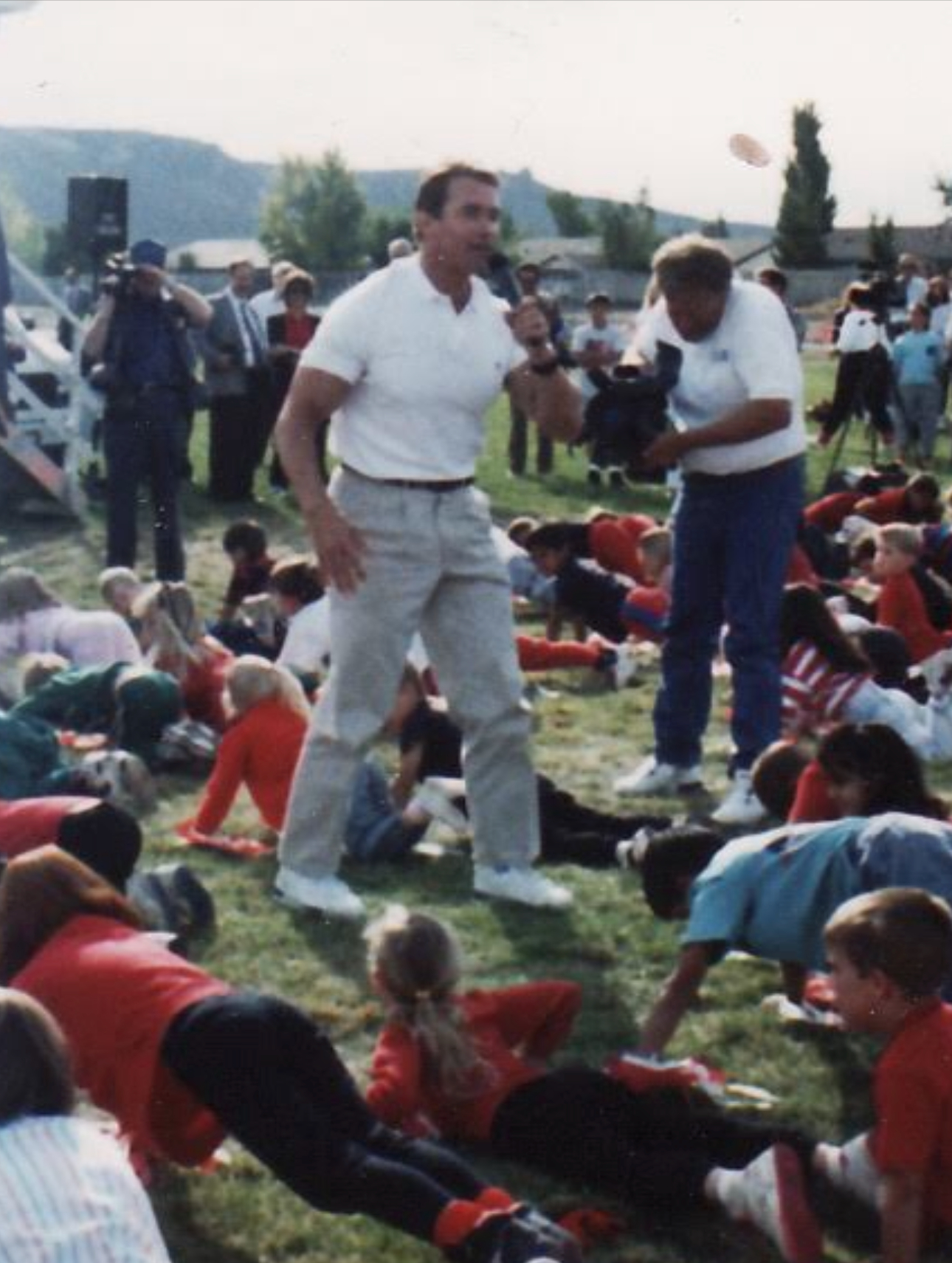Seeliger Elementary Students Revive Presidential Fitness Test Decades After Arnold Schwarzenegger Visit