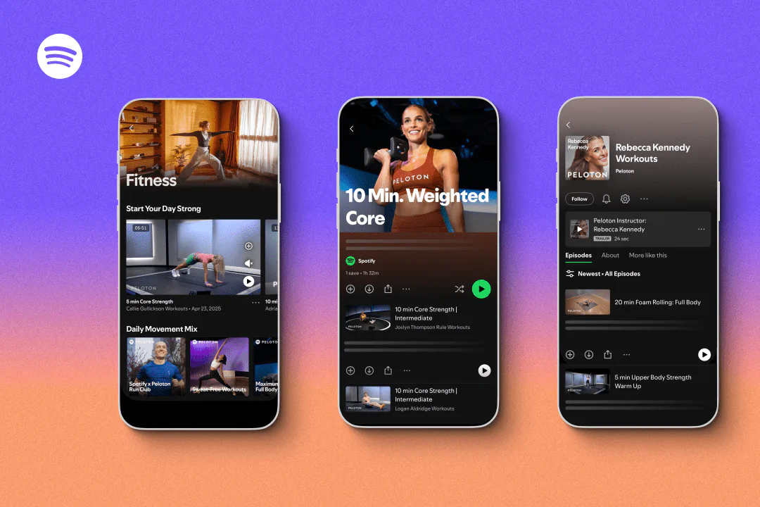 Spotify integrates fitness content and launches a new workout section