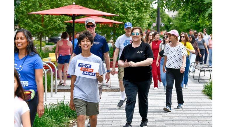 Carmel Mayor Sue Finkam invites community to “Get Moving in May”