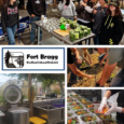 Collage of photos highlighting students, facilities and school meals benefitting from farm to school programming at Fort Bragg Unified School Distric.