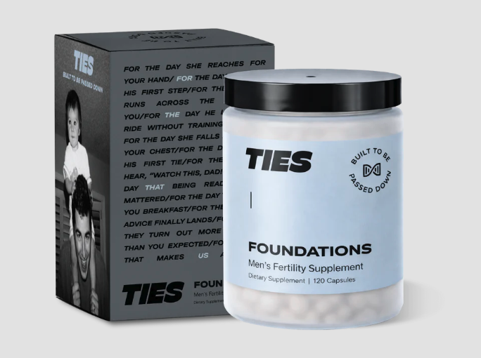 Men’s Fertility Supplement Brand TIES Launches with $1.5M in Seed Funding