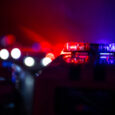 Flashing Lights on top of police vehicles