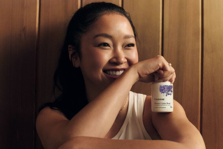 Lana Condor for Thorne supplements