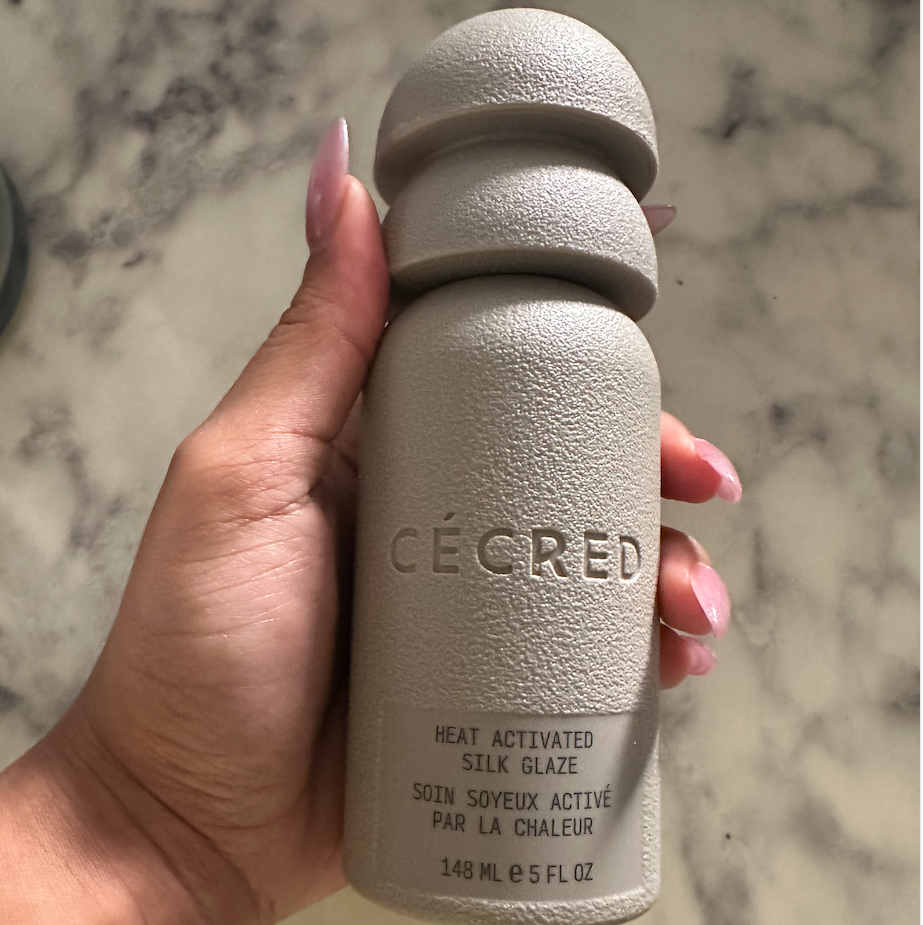 best new beauty products: cecred heat activated silk glaze