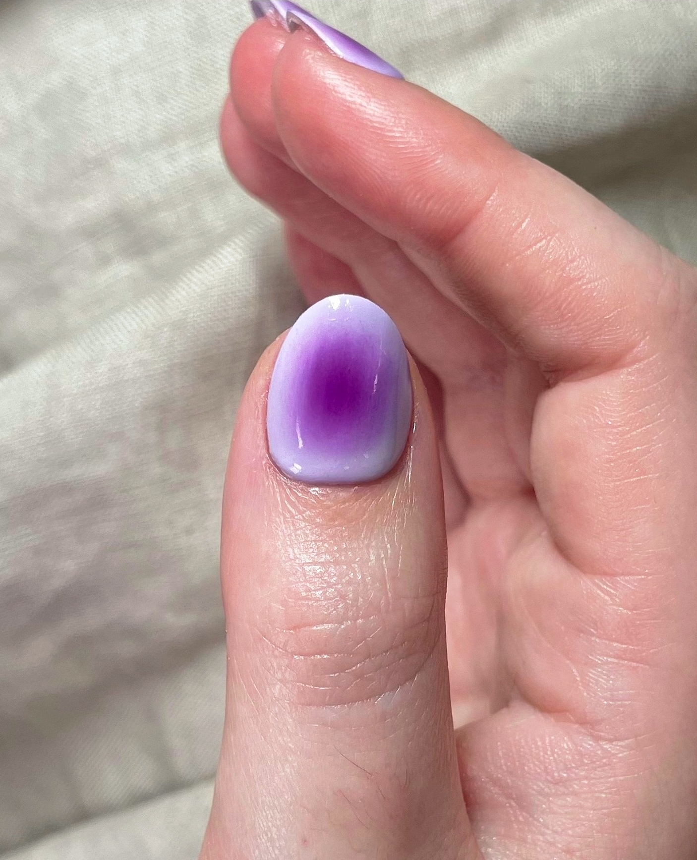 Purple Tie-Dye nails