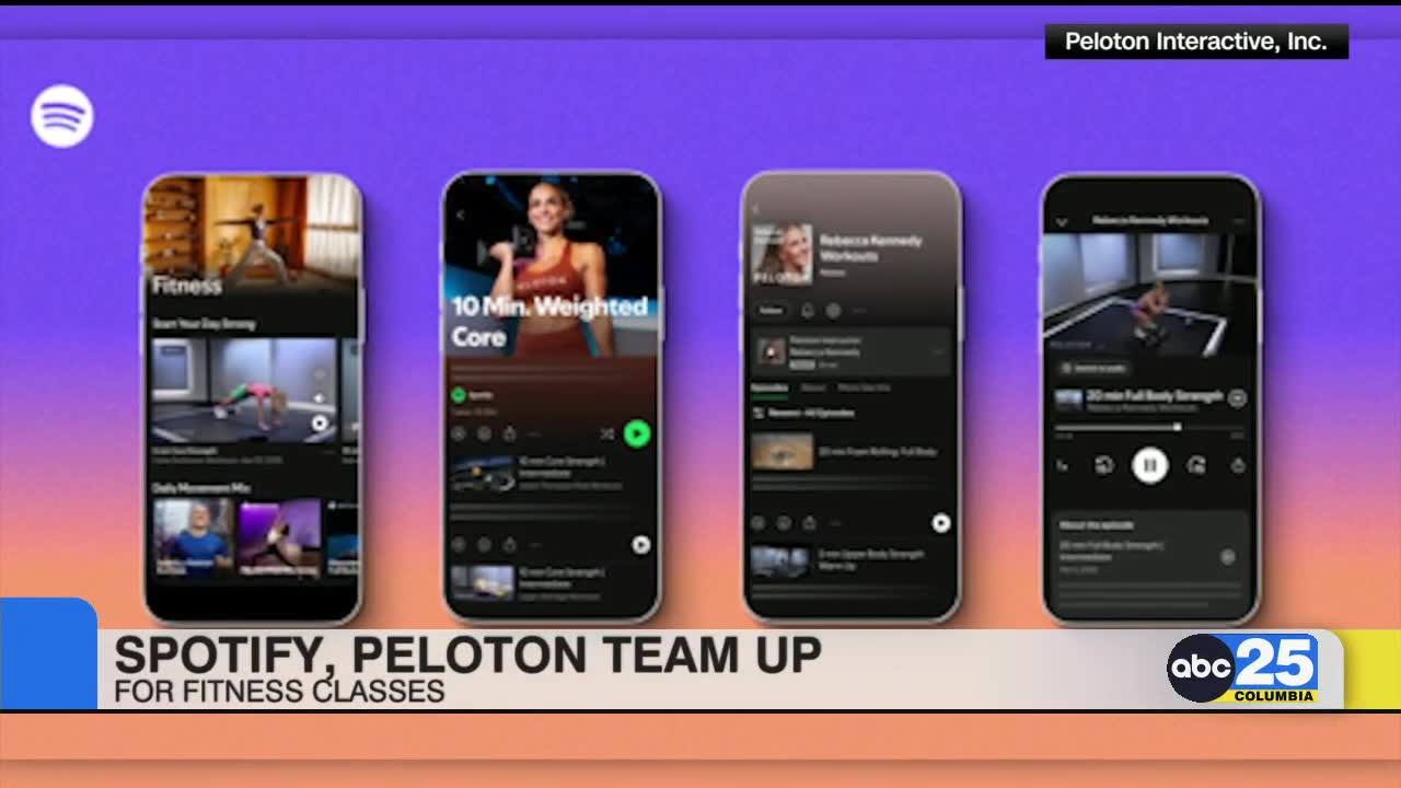 Spotify, Peloton team up for fitness classes
