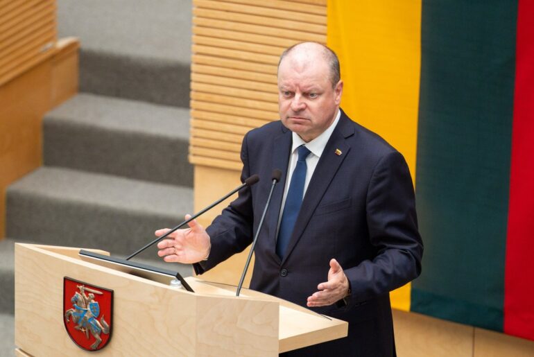 Seimas lifts immunity of MP Skvernelis amid corruption probe