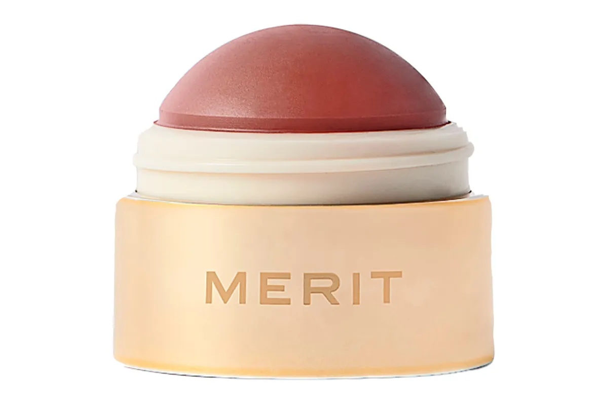 Merit Flush Balm Blush in Terracotta.