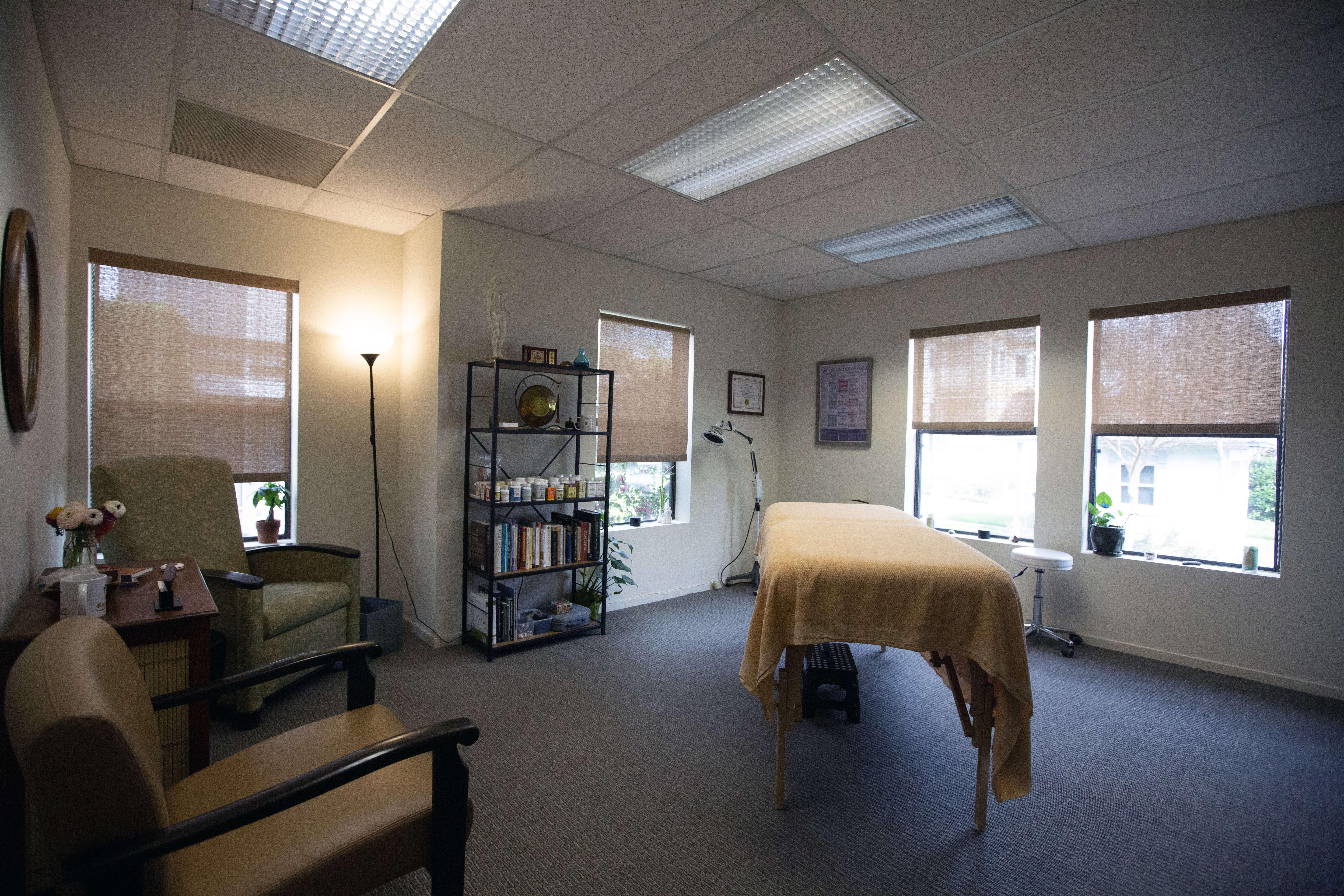 One of the treatment rooms at Cancer Support Sonoma on...