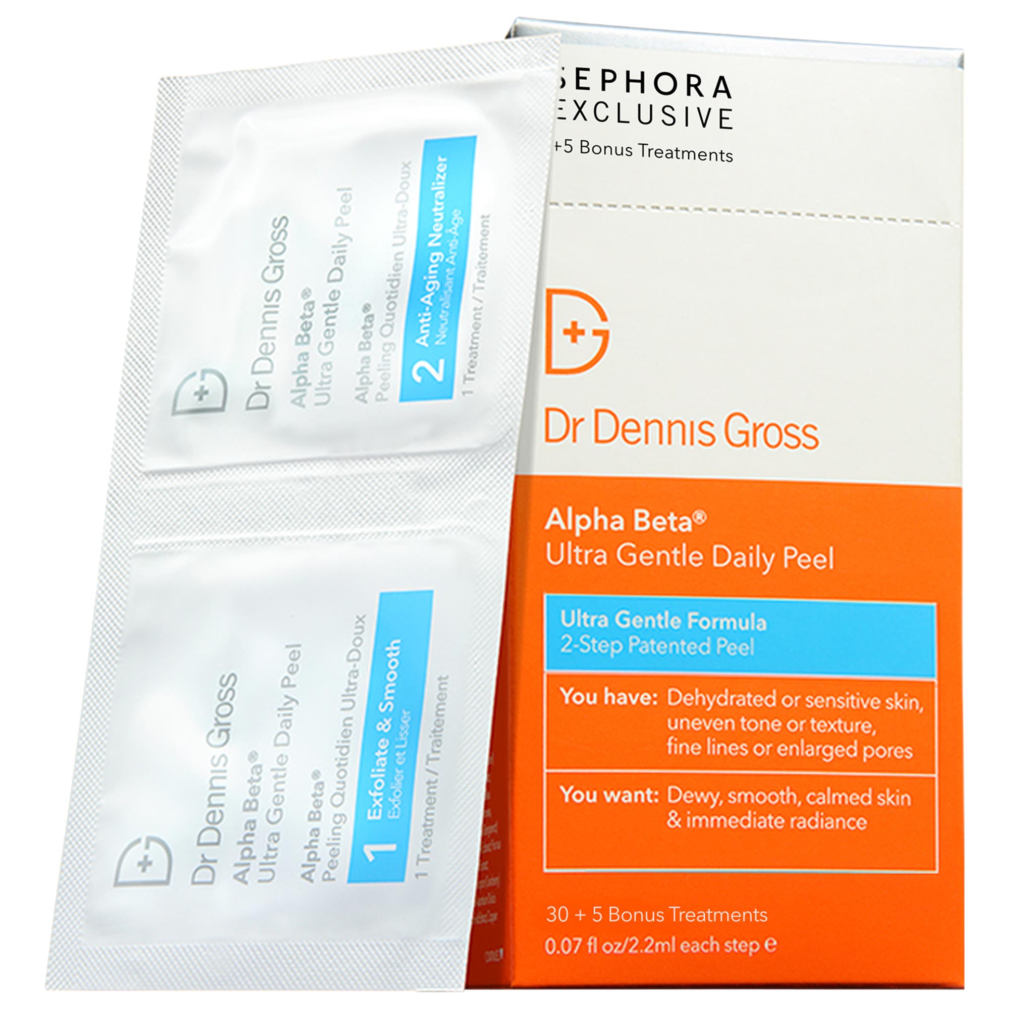 Alpha Beta® Ultra Gentle Daily Peel Pads for Sensitive Skin