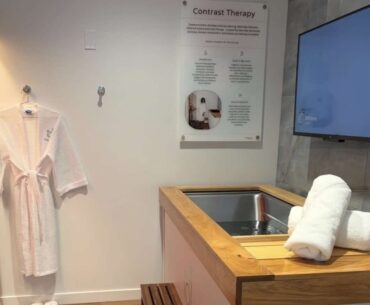 The business will offer a number of wellness and recovery services including cryotherapy, cold plunges and infrared saunas. (Courtesy Jerin Varkey and Jaison Thomas)