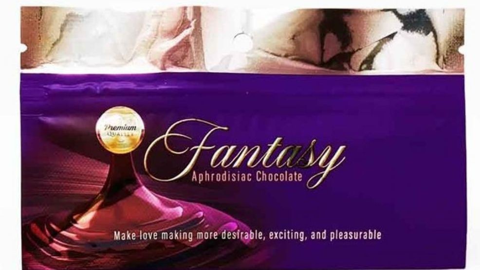 Gold Lion Aphrodisiac Chocolate Male Enhancement Sachet (Photo:{ }U.S. Food and Drug Administration)