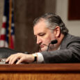 Sen. Ted Cruz (R-TX) attends the Senate Commerce, Science, and Transportation Committee oversight hearing in the US Capitol Building on December 17, 2025, in Washington, DC.