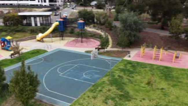 The playground area of the Burnside Council’s park