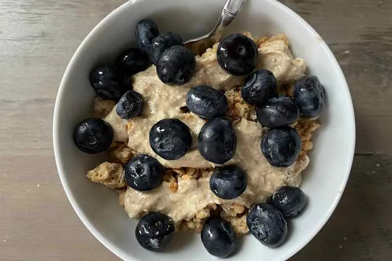 Big Spoon Roasters lemon cookies butter with blueberries.