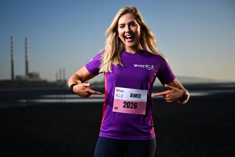 Aimee Connolly, ambassador for the Vhi Mini Marathon, encourages women of all ages and abilities to walk, jog or run the 10km event Picture: David Fitzgerald/Sportsfile