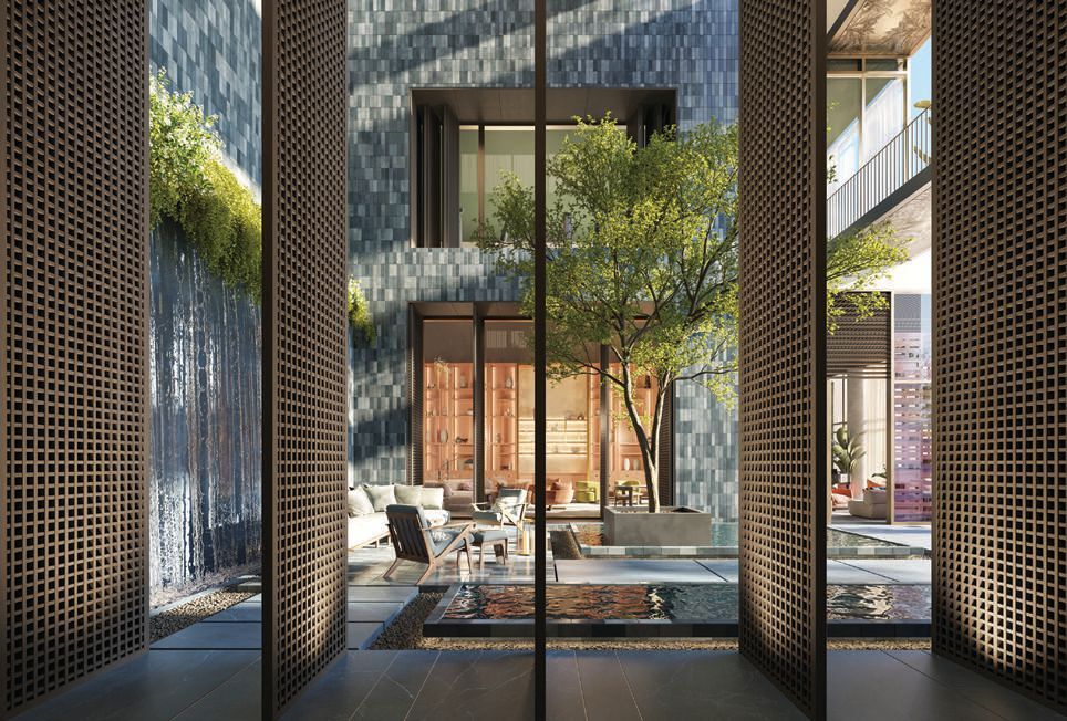 Jean-Georges Miami Tropic Residences offer a world-class lifestyle complemented by the walkability and culture of the Design District PHOTO: COURTESY OF THE BOUNDARY