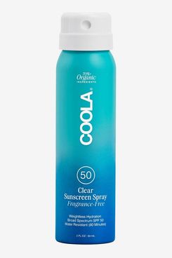 Coola Suncare Classic Sunscreen Spray Fragrance-Free Broad Spectrum SPF 50