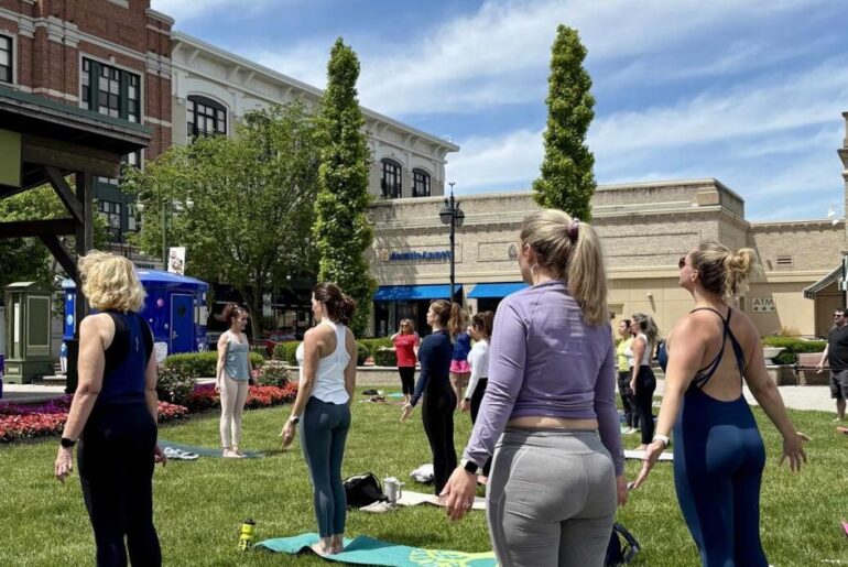 ‘It’s about building community’: Free outdoor fitness at The Greene Town Center