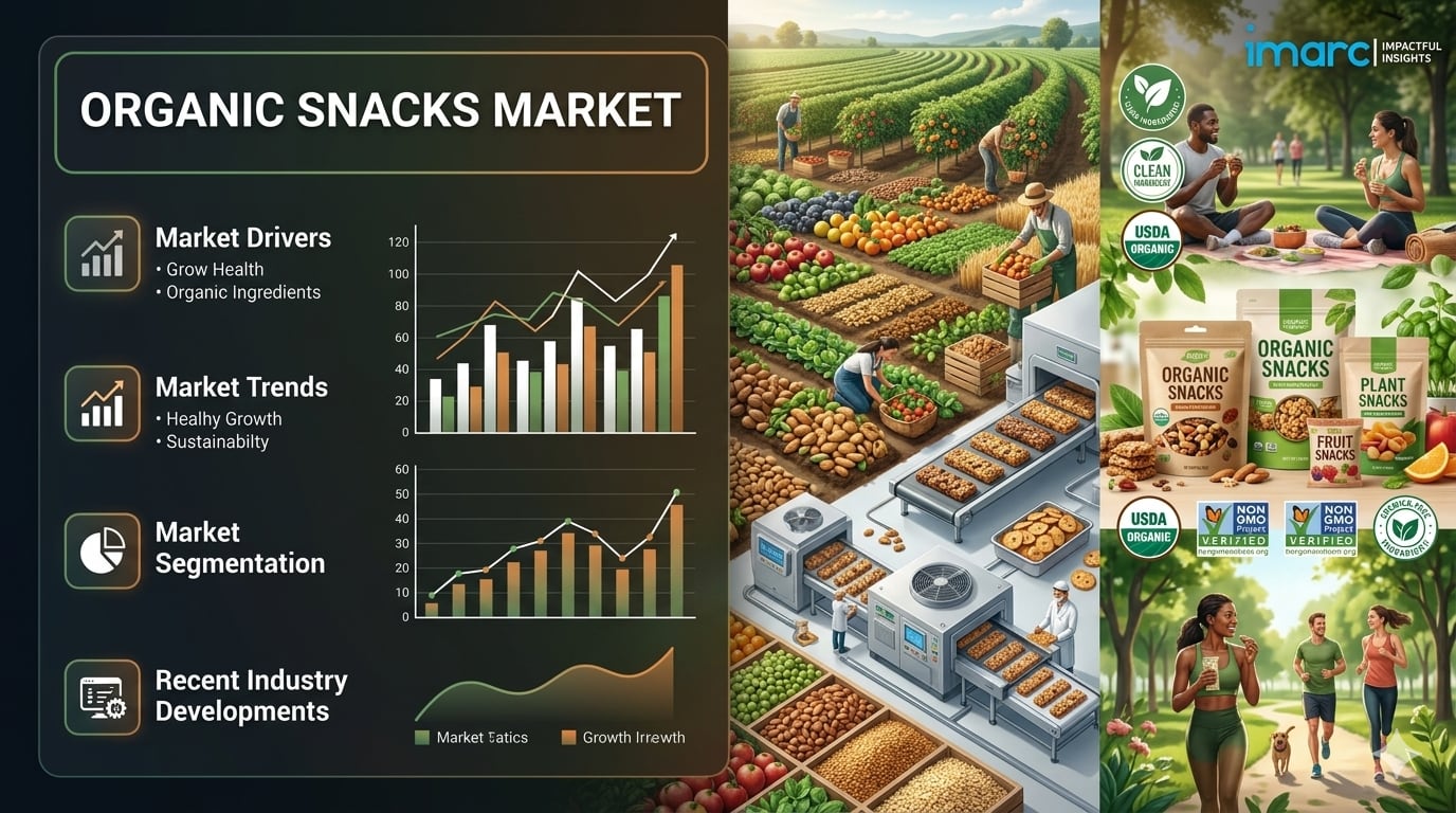 Organic Snacks Market: Wellness Trends, On-the-Go Consumption & Market Outlook