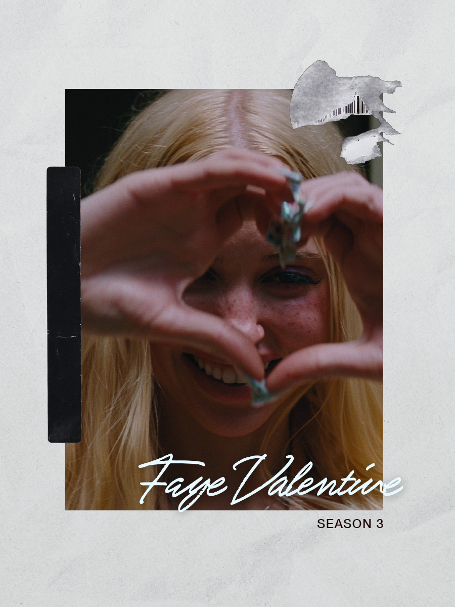 A still shot of Chloe Cherry as Faye Valentine in Euphoria season 3.