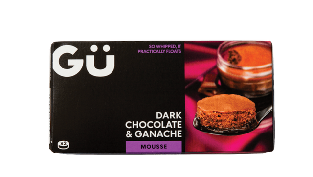 packaging for dark chocolate mousse dessert