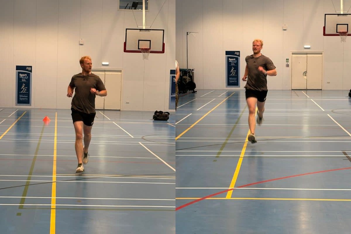 I found the bleep test started off incredibly slowly, but soon ramped up (Harry Bullmore/The Independent)