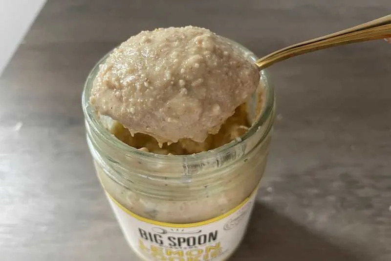 Lemon cookie cashew butter.