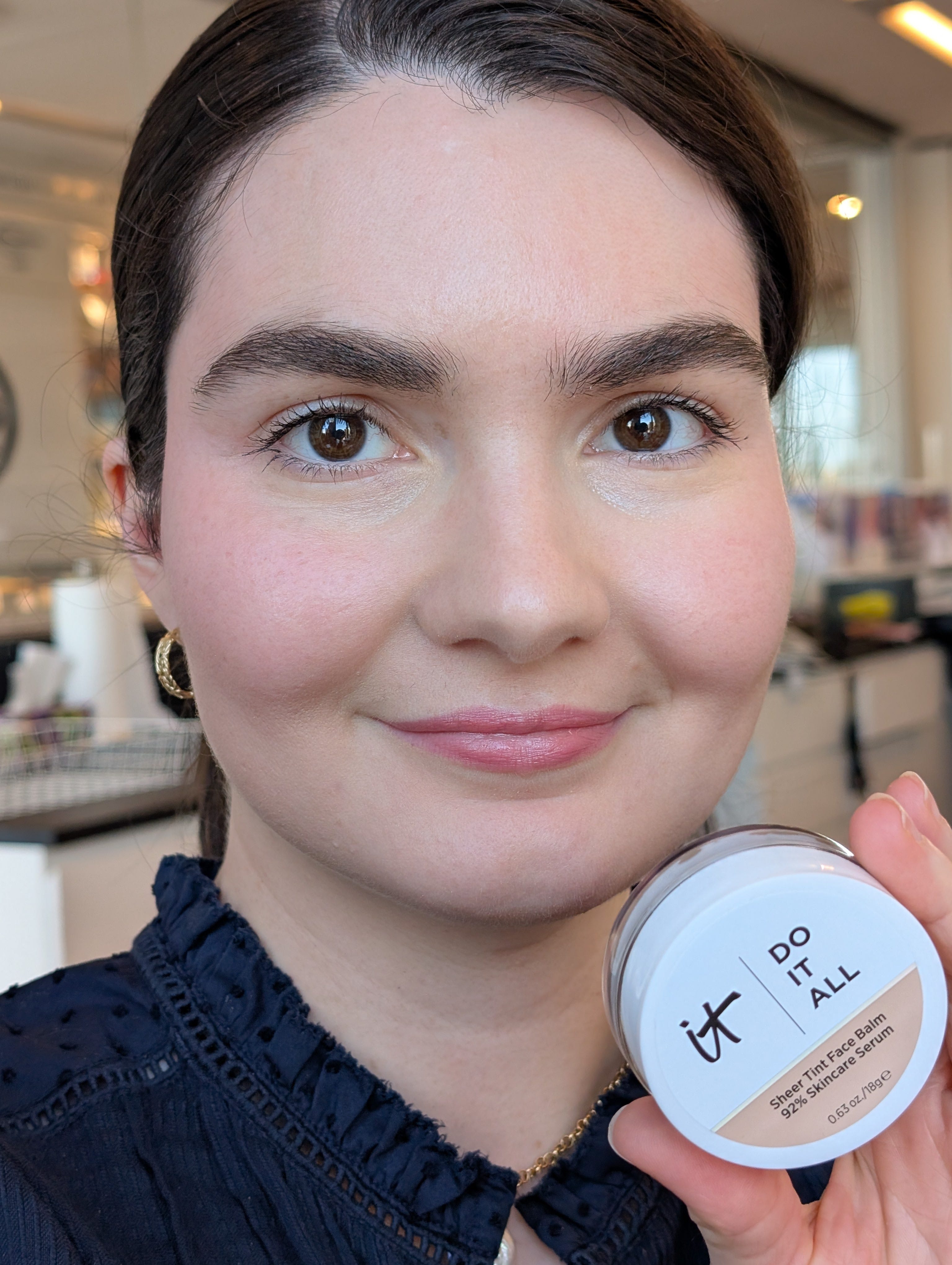 best new beauty products: it cosmetics do it all sheer tint face balm