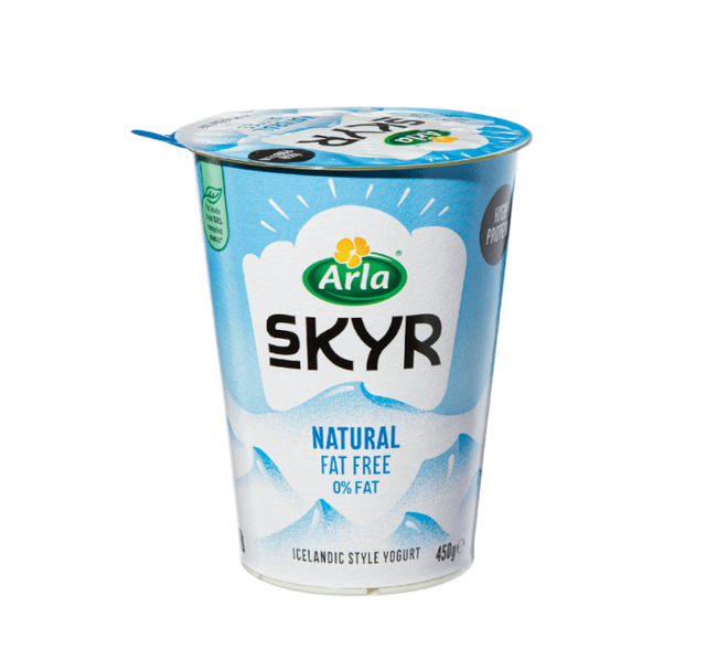 container of arla skyr yogurt
