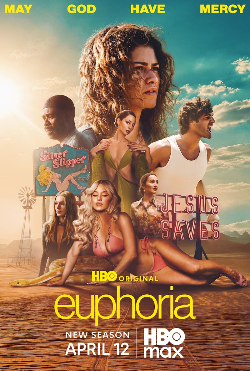 Promotional poster for the third season of "Euphoria."