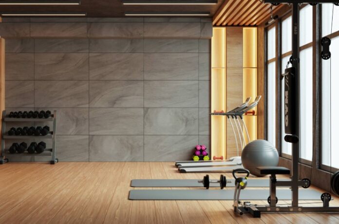 fitness center stock