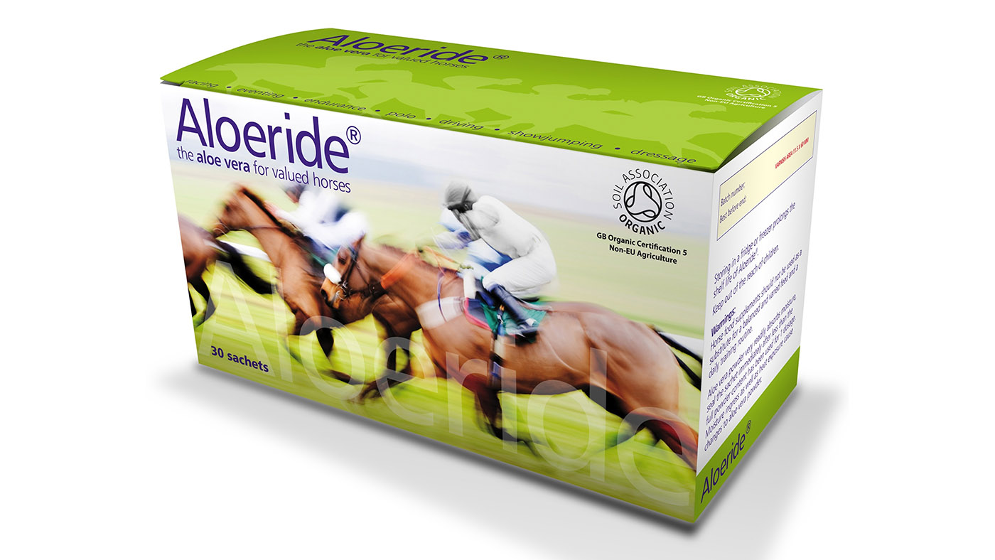 Aloeride skin supplement for horses