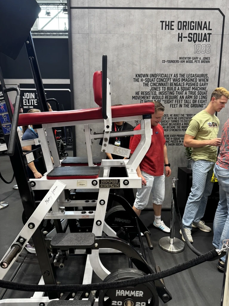 Life Fitness original H squat machine at FIBO 2026