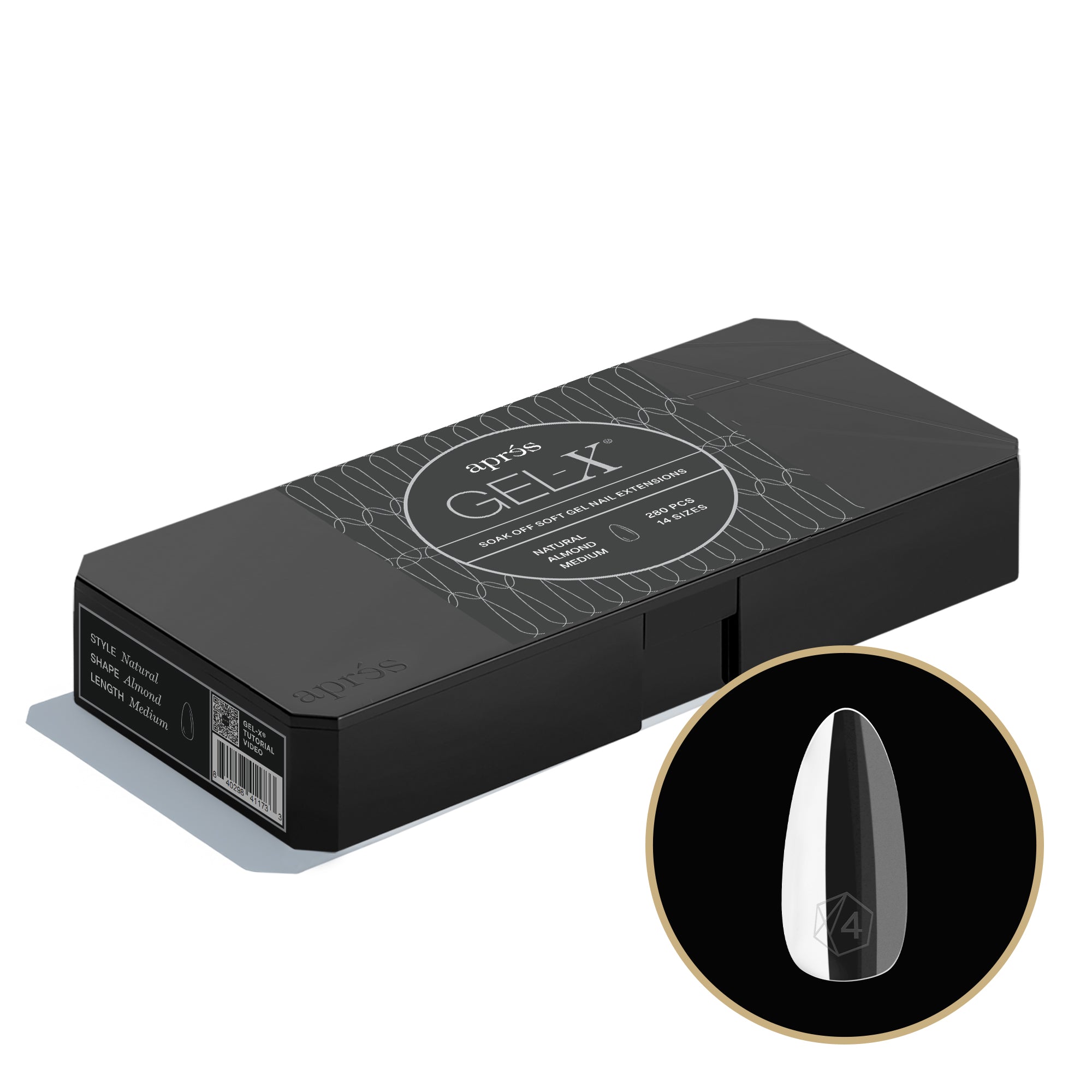 Gel-X® Natural Almond Medium Box of Tips - Mini (280pcs)